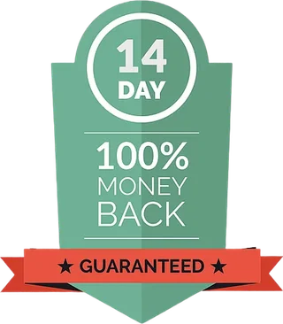 14-day 100% money-back guarantee
